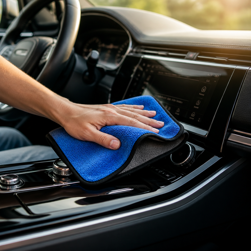 DRYVANTA™ Blue Microfiber Towel